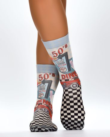 Lady Socks 50'S DINER 