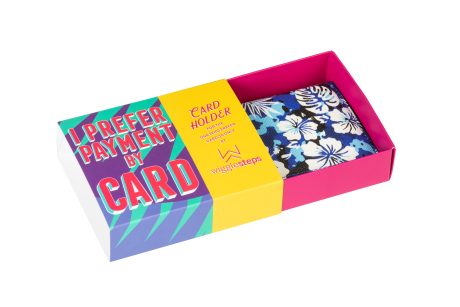 Card Holder Box BLUE FREESIA 